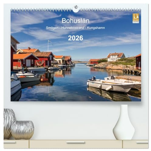 Bohuslän. Smögen - Hunnebostrand - Kungshamn (hochwertiger Premium Wandkalender 2026 DIN A2 quer), Kunstdruck in Hochglanz: Idyllische Dörfer, ... eine traumhafte Schärenküste (CALVENDO Orte)