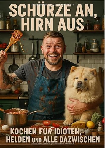 Schürze an, Hirn aus.: Kochen für Idioten, Helden und alle dazwischen.