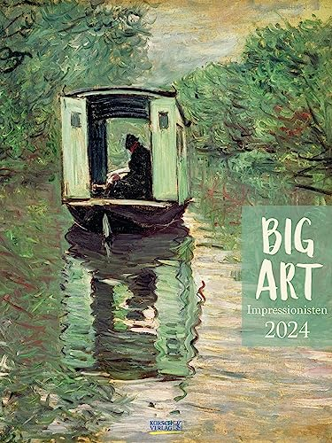 Big ART Impressionisten 2024: Großer Kunstkalender. Hochwertiger Wandkalender mit extragroßen Abbildungen aus dem Impressionismus. Kunst Gallery Format: 48 x 64 cm.