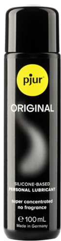 pjur ORIGINAL - Lubricante de silicona Premium - lubricación duradera sin pegarse - cunde mucho y es adecuado para preservativos (100ml)