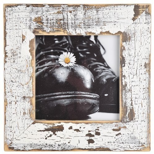 Mein Landhaus Bilderrahmen aus echtem Alt-Holz Stil vintage, rustikal - handgefertigte Unikate in Schwarz/Weiß 50X70