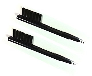 2PC Brand New Multi-Function Hearing Aid Cleaning Brush Tool Kit with Wax Loop & Battery Magnet