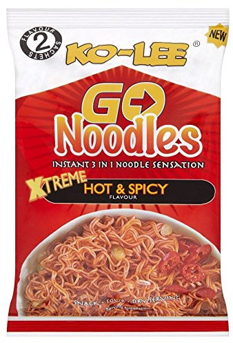 Ko-Lee Go Noodles Xtreme Hot & Spicy Flavour (85g) - Pack of 6
