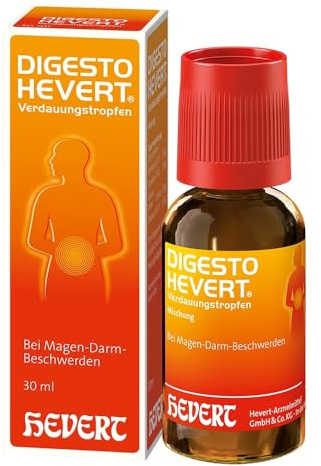 Digesto Hevert Verdauungstropfen, 30 ml Lösung | bei Magen-Darm-Beschwerden