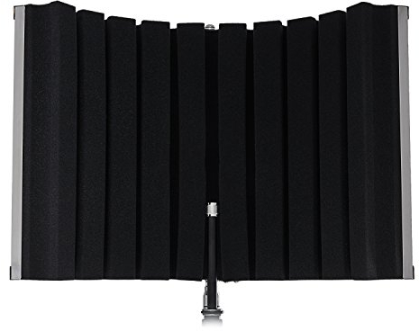 Marantz Professional Sound Shield Compact - portabler faltbarer Reflexionsfilter/ Schallschutz/ Pop-Filter/ Akustik Isolierung für jeden Kondensatormikrofon, zur Montage an Ständer