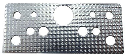 Distanzplatte für Kastenriegelschloss, 1 mm, Stahl verzinkt