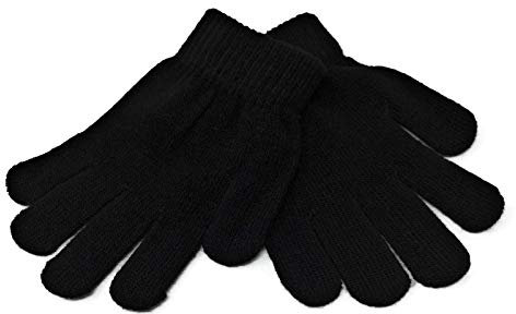 Magische Winterhandschuhe für Kinder., Schwarz , Einheitsgröße