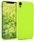 kwmobile Custodia Compatibile con Apple iPhone XR Cover - Back Case per Smartphone in Silicone TPU - Protezione Gommata - giallo fluorescente