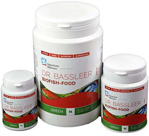 Aquarium Münster Biofish Food Green XL 170g für Erwachsene Fisch, Fischfutter in Tüte, 170g