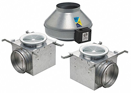 FANTECH Galvanized Steel Exhaust Fan Kit, Fits Duct Dia. 6, Voltage 120V