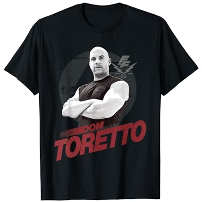 Fast & Furious Dom Toretto Gray Hue Portrait T-Shirt