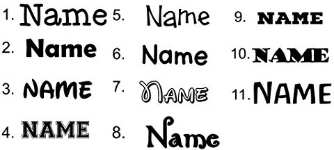 Bügelbild Wunsch Name Text in Flex, Glitzer, Flock, Effekt in Wunschgröße