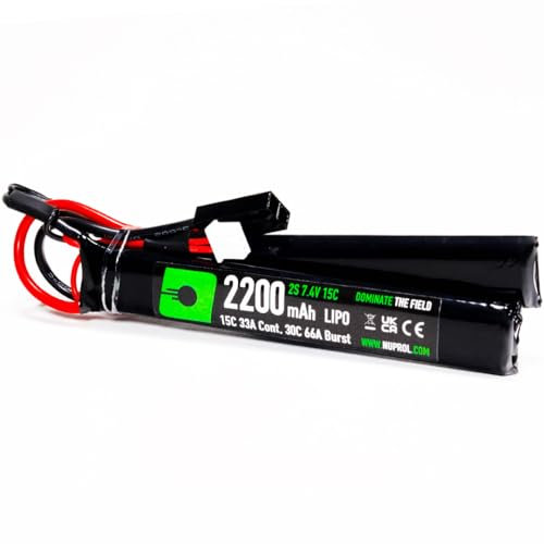 NUPROL Power - 7.4v LiPo 2200mAh 2S Deans [Rate 15C @ 33A] [Burst 30C @ 66A] - Nunchuck