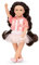 Lori Puppe Ballerina Adrienne – Mini Puppe 15 cm mit Puppenkleidung und braunen langen Haaren, Tutu, Ballerinas – Spielzeug für Kinder ab 3 Jahre