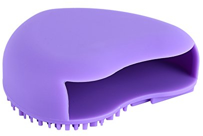 Make-up-Pinsel-Reiniger mit Silikon-Handschuh, herzförmiger Reinigungsschwamm für Gesichtspflege, multifunktionales Kosmetikaccessoire zur Pflege und Reinigung