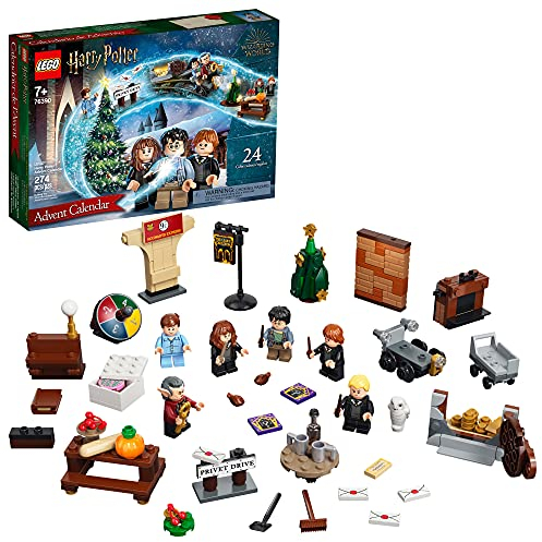 LEGO Harry Potter Advent Calendar 76390 for Kids; 24 Cool Harry Potter Toys Including 6 Minifigures; New 2021 (274 Pieces)