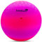 Bouncy Kickball, PVC Kinder Spielball, Mehrfarbig Regenbogen Ball Kinder, Fußball Softball, Kinderball für Drinnen und Draußen (8,5 Zoll) - Rose und Rot