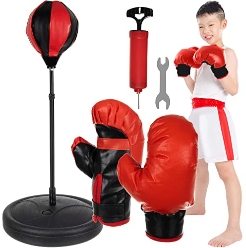 MT MALATEC Punchingball Boxen Set Boxhandschuhen Pumpe Kinder 16953