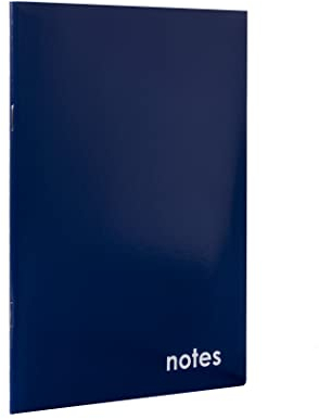 Collins Essential Übungs-Notizbuch, A5, liniert, 80 Seiten, Dunkelblau