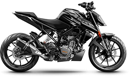 ARider Dekor (Aufkleber) für KTM Duke 125/390 2017-2022 | Flash Edition (Grau)
