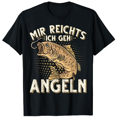 Mir Reichts Ich Geh Angeln Fischen Angler T-Shirt