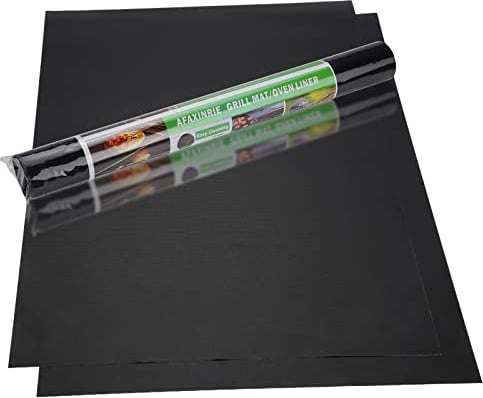 AFAXINRIE Oven Liner for Fan Assisted Ovens, Baking Mat, 29.5cm * 42cm, Set of 2, Easy to Clean, Reusable, Convenient Baking, Protect Bottom of Oven