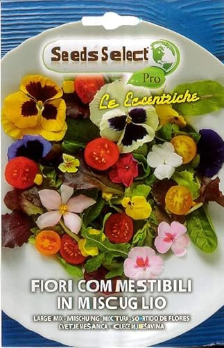 SEMI SEMENTI DI FIORI COMMESTIBILI IN MISCUGLIO IN BUSTINA