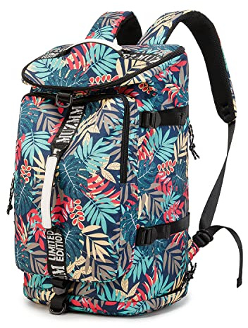 FUNYAGO Gym Backpack Hiking Duffle Bag Woman Man 40L Large Waterproof Backpack Suitable for Hiking, Travel