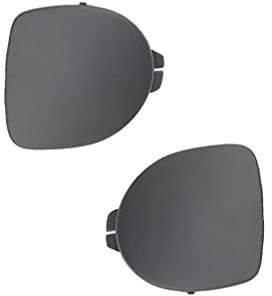 Nebelscheinwerfer Gitter Stoßstange Set + Vorne Links/Rechts Kompatibel mit Renault Clio II/Schrägheck Sb0/1/2 00-01 von Autoteile Gocht