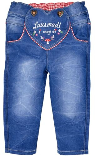BONDI Baby Mädchen Jeans Lausmadl 86684 | Blue Denim