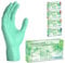 ARNOMED Einweghandschuhe Grün 100 Stück/Box, Nitrilhandschuhe M, Einmalhandschuhe, Handschuhe Einweg puderfrei, latexfreie Gummihandschuhe, Einweghandschuhe in XS, S, M, L & XL verfügbar