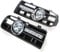 Wresetly 2 x LED griglia paraurti anti-nebbia per 97-06 GOLF 4 MK4 IV nero