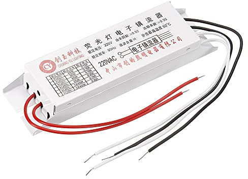 PATIKIL 6x2x1 Electrónico Balastro, 220 V AC 22/40 Vatios H Tipo Fluorescente Lámpara Universal Balasto Tubo Instantáneo Arranque, Blanco