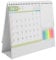 NUOBESTY 1 Stück 2022 Kalender 2022 Gesamtjahr 2022 Notiz 2022 Monatlicher Schreibtischunterlagenkalender Kalender Schreibtischunterlage Kleiner Tischkalender Papier Geschenk Spule Büro