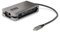 StarTech.com USB-C Multiport Adapter - HDMI/VGA - 4K 60Hz - 3-Port USB Hub - 100W Power Delivery Pass-Through - GbE - Travel Mini Docking Station w/Charging - 1ft/30cm Wrap-Around Cable (DKT31CVHPD3)