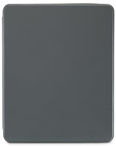 Hama Hülle für Apple iPad Pro 12.9 2020/2021/2022 (Standfunktion, Magnet, Tablethülle mit Stiftfach, Tablet Case, Stand, Fold, Klapphülle, Schutz, Abnehmbarer Deckel) grau