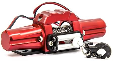 XZEIT Simulierte Seilwinde mit doppeltem Motor, 1/10 RC Crawler Car D90 Axial SCX10 TRX4 KM2 Teile Zubehör