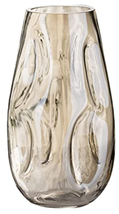 Vase, unregelmäßige Glasur, Glasvase, Wohnzimmer, kreative geometrische Blumendekorationen (AL)