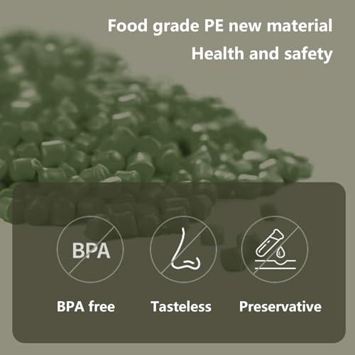 Walkervo Bidon d'eau avec Robinet Amovible Et Couvercle À Visser Réservoir d'eau Potable Jerrican Alimentaire Camping Conteneur d'eau sans BPA pour Camping Randonnée Barbecue Pêche,10L,Military Green