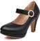 WOOD MEETS COLOR Mode Femmes Chaussures Hauts Talons Bowknot Terrace Rond Talons Hauts Été Doux Hauts Talons（Black 6-2，41）