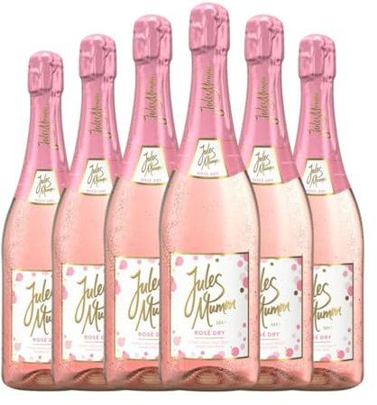Jules Mumm Rosé Dry Sekt Trocken 75 cl Rosé Sekt (Karton mit 6 Flaschen von 75 cl)
