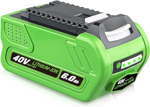 XYT-TECH Replacement Battery for Greenworks 40V Battery Compatible with G4084 29472 29476 2901319 40V 6AH Lithium Battery