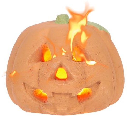 Cheminée d'extérieur en forme de – Décoration en céramique ignifuge, brasero festif d'automne | Halloween, feu de intérieur et extérieur, décoration saisonnière pour les réunions