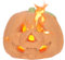 Cheminée d'extérieur en forme de – Décoration en céramique ignifuge, brasero festif d'automne | Halloween, feu de intérieur et extérieur, décoration saisonnière pour les réunions