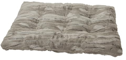 JACK AND VANILLA, Komfort-Memory-Foam-Kissen für Hunde und Katzen, modernes Design, rutschfest, leicht zu reinigen, Maße 89 x 59 cm, neutrale Farbe