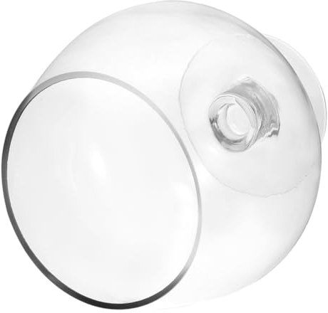 Ciieeo Weinglas-Aquarium Tank Visitenkarte Fischglas Klare Blasenschale Terrarienschale Spender Jarra Schüssel Sauerteig Einzigartig Riese Kelch-fischglas Bausatz Gold Flasche Transparent