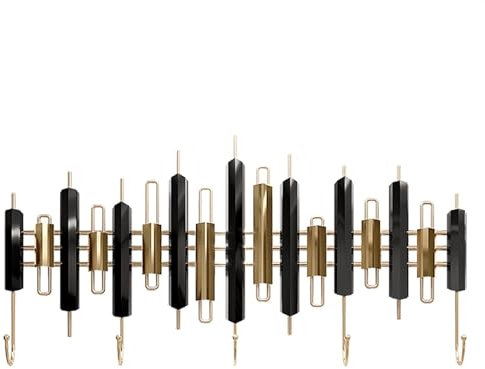 Porte-manteau mural Porte-manteau mural léger de luxe créatif crochet suspendu clé vêtements étagère en métal tenture murale fer stockage achat porte-manteaux muraux décoratifs Support de crochet mura