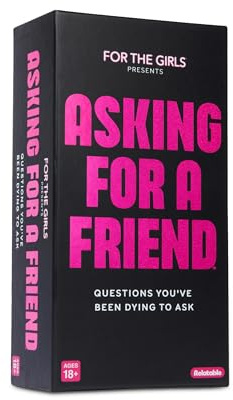 Asking for A Friend by Relatable, Great Card Games for Game Night, Bachelorette Party Favors for Social Gatherings, and Friendly Icebreakers, Includes 300 Cards and 1 Die