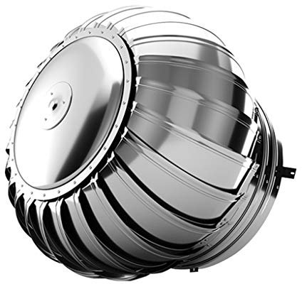 Generisch Drehbare Kaminkappe aus Edelstahl mit festen Füßen für 100-mm-Kamine und Entlüftungsöffnungen