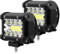WinPower Arbeitsscheinwerfer 12W Lichtbalken Nebelscheinwerfer Offroad Spot Flutlicht Weiß Wasserdicht für Auto Traktor Anhänger Lkw Lieferwagen usw., 2 Stück